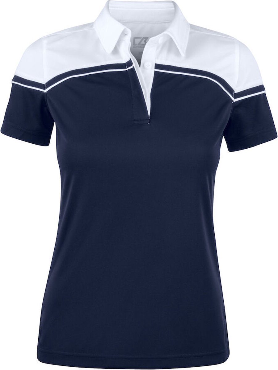 Cutter & Buck Seabeck Polo Dames 354429 - Dark Navy/Wit - M