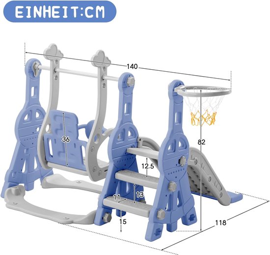 Bouchons De Vis Pour Toboggan Enfant - 4 Pièces Grises, Plastique Résistant Aux Intempéries, Sécurité Anti-rayures
