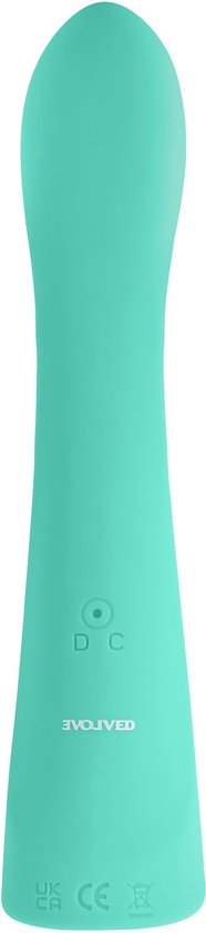 Evolved - Vibromasseur Come With Me pour le point G - Turquoise