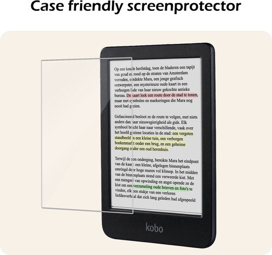 Screenprotector - Geschikt voor Kobo Clara Colour Screenprotector Bescherm Glas - Screenprotector Geschikt voor Kobo Clara Colour Screen Protector Tempered Glass - 2 PACK van AZNS — afbeelding 5