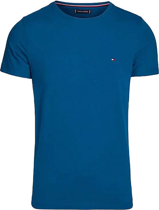 Tommy Hilfiger T-Shirt Stretch Coupe Slim - Streetwear - Adulte