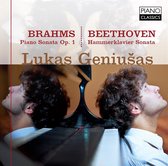 Lukas Geniušas - Brahms/Beethoven: Piano Sonata Op.1/ Hammerklavier Sonata (CD)