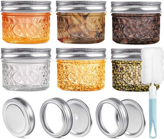 SILBERTHAL Voorraaddozen glas met deksel set 700 ml - voorraadpotten voor luchtdichte en lekvrije opslag in de keuken
