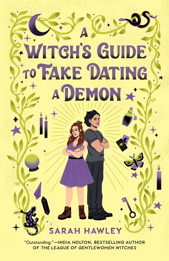 Glimmer Falls 1 - A Witch's Guide to Fake Dating a Demon - cover