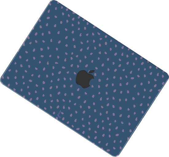 Lunso - MacBook Air 13 pouces M2 (2022) - pochette de protection - Purple Pips