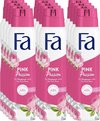 FA Pink Passion Deodorant Spray - Voordeelverpakking 12 x 150 ml