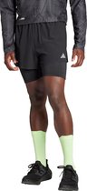 adidas Performance Ultimateadidas 2-in-1 Short - Heren - Zwart- M