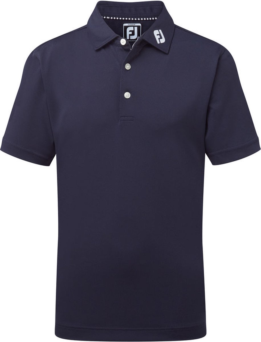 Footjoy Stretch Pique Solid Polo Junior Navy