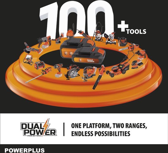 Dual Power Drukspuit op accu POWDPG80400 - 20 V Druksproeier met telescopische lans, 5 bar druk en 30 l/hour debiet, 4 L capaciteit, zonder accu en lader, tuingereedschap van Merkloos	 — afbeelding 5