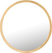 J-line spiegel Mona Rond - ijzer/glas - goud - extra small