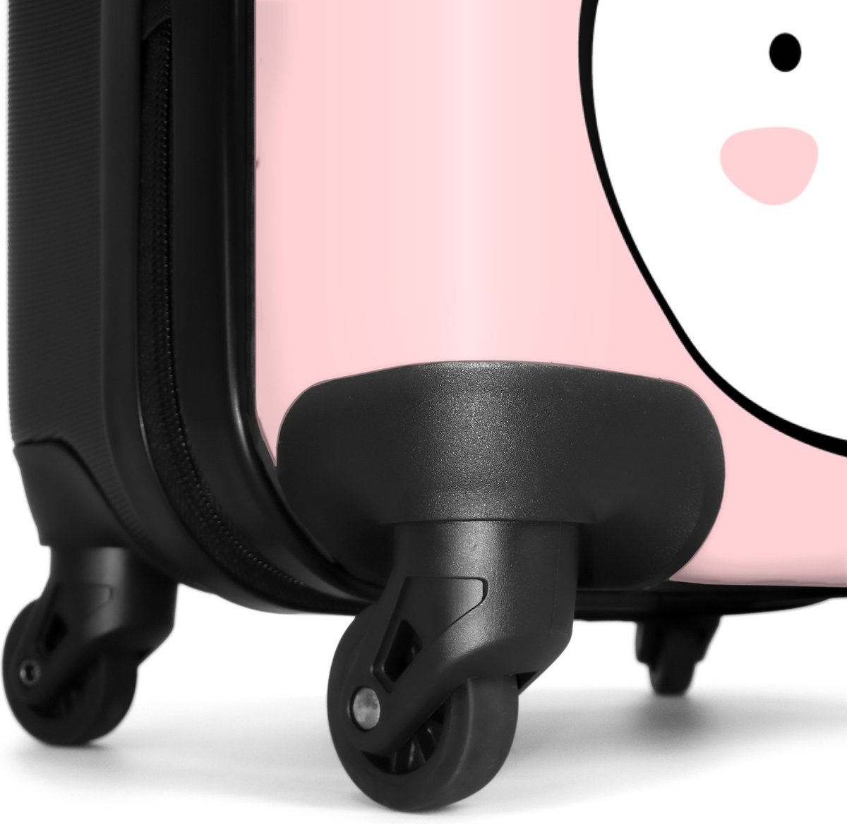 NoBoringSuitcases.com - Kinderkoffer roze - Past binnen 55x40x20 cm en 55x35x25 cm - Valies - Koffertas - Handbagage - Trolley op wieltjes - Carryon reisbagage - Reiskoffer met wielen - Rolkoffer flightbag - Kindertrolley meisje - Koffer kinderen – foto 6