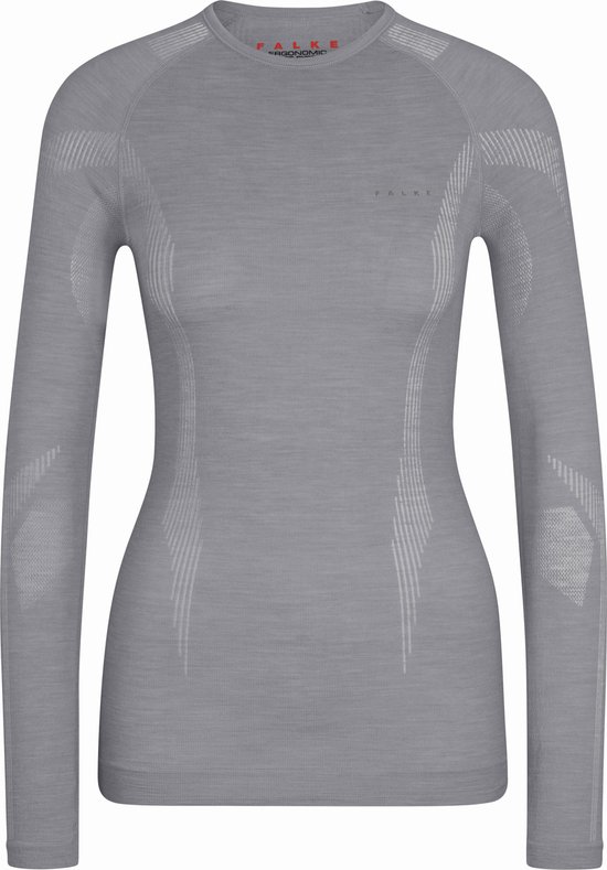 FALKE Wool-Tech Longsleeve warmend, anti zweet functioneel ondergoed Baselayer-Shirt dames - Matt