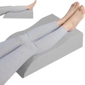 Beenkussen van traagschuim, ergonomisch wigkussen en beensteun, vaatkussen voor de benen, vermindert rug-, heup- en beenpijn, bevordert de bloedcirculatie