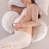Zwangerschapskussen voor lichaamsondersteuning tijdens zwangerschap - Afneembaar en verstelbaar Pregnancy pillow