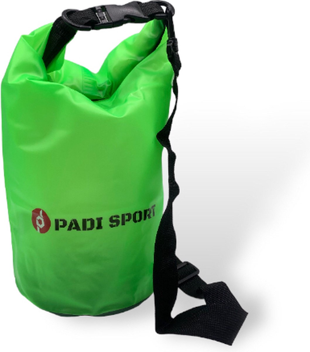 Padisport - waterdicht telefoonzakje - waterdichte tas zwemmen - zeiltas - plunjezak - Waterdichte Tas - Waterdichte Zak - drybag - 2 liter - groen