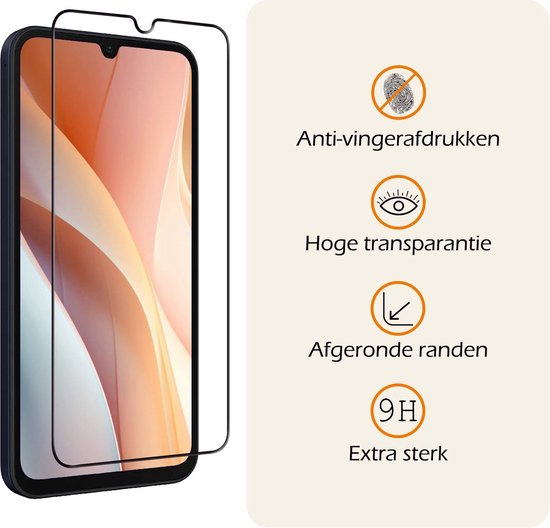 Protecteur d'écran adapté pour Samsung Galaxy A15 Protecteur d'écran Protect Glas - Protecteur d'écran adapté pour Samsung Galaxy A15 Protecteur d'écran en Tempered Glass Full Screen Full Cover