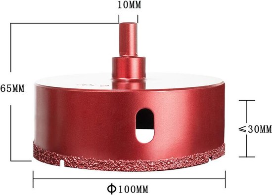 Diamant tegelboor 6 mm ronde schacht kopen