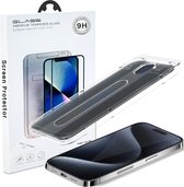 Screenprotector Geschikt voor iPhone 15 Pro Max - 6.7 Inch screen - Gehard Glas - Ultra Sterk