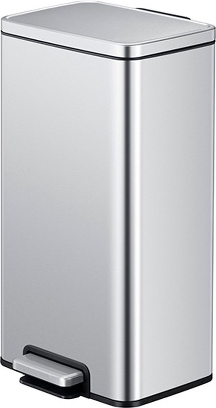 EKO - Madison pedaalemmer 30 liter - Stainless Steel Plastic - Misty mat RVS - Prullenbak