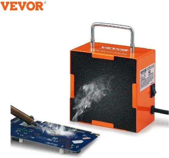 Vevor - Fume Extractor -Draagbaar Soldeerapparaat - Soldeerapparaat - Mini Soldeerapparaat - Rookafzuiger - Mini Lasapparaat - Solderen - 38W -