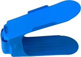 Schoenenopberger - Blauw - 10 stuks - Plastic - 50% meer ruimte door dit gebruik