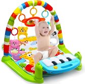 QProductz Speelkleed Baby met Boog - Speelkeed Baby Educatief - Speelmat met Boog - Liggen Spelen en Zitten - Leerzaam Spelen