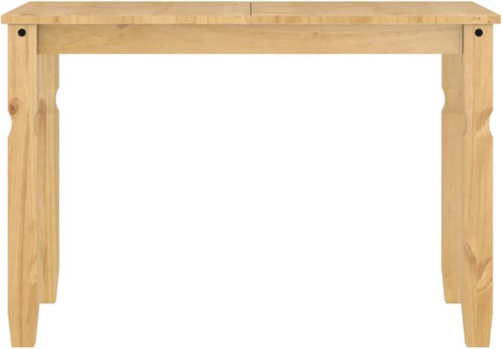 vidaXL - Eettafel - Corona - 112x60x75 - cm - massief - grenenhout