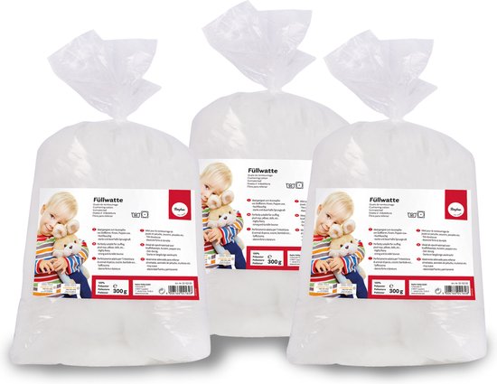 Coton Synthétique Pour Rembourrage – Sac D’environ 1 Kg – Idéal Décoration, Coussins, Travaux Manuels