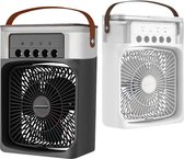 Favomusthaves Ventilator - Aircooler - Mini airco - Luchtbevochtigers - Luchtkoeler - Bureau airco - Draagbaar - USB - Drie windsnelheden