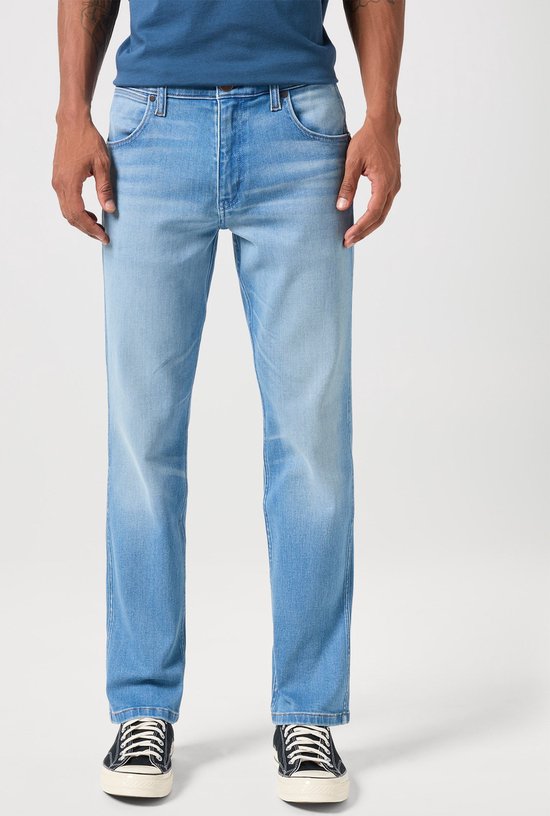 Wrangler Greensboro heren regular-fit jeans blue jam Wrangler Greensboro heren regular-fit jeans blue jam