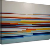 Abstracte kunst wanddecoratie - Minimalistisch schilderijen - Schilderijen canvas Woonkamer - Wanddecoratie kinderkamer - Canvas - Muurkunst 70x50 cm