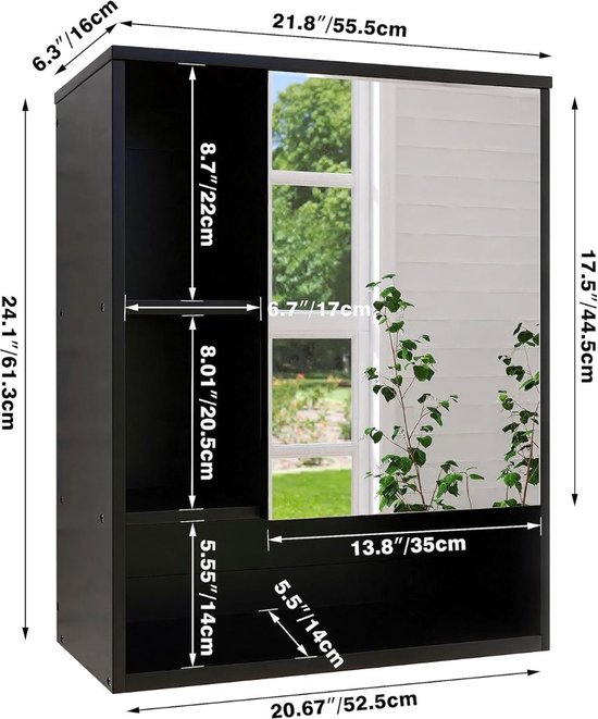 Kleine opbergkast voor toilet, wit opbergrek voor badkamer, kast badkamermeubels, ruimtebesparend, 17 x 15 x 78 cm
