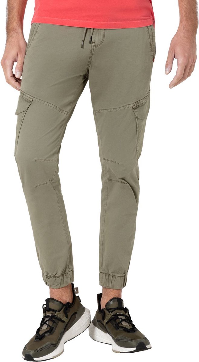 TIMEZONE Heren Cargo Broek REGULAR BROOKLYNTZ regular/straight Groen 31W / 32L Volwassenen