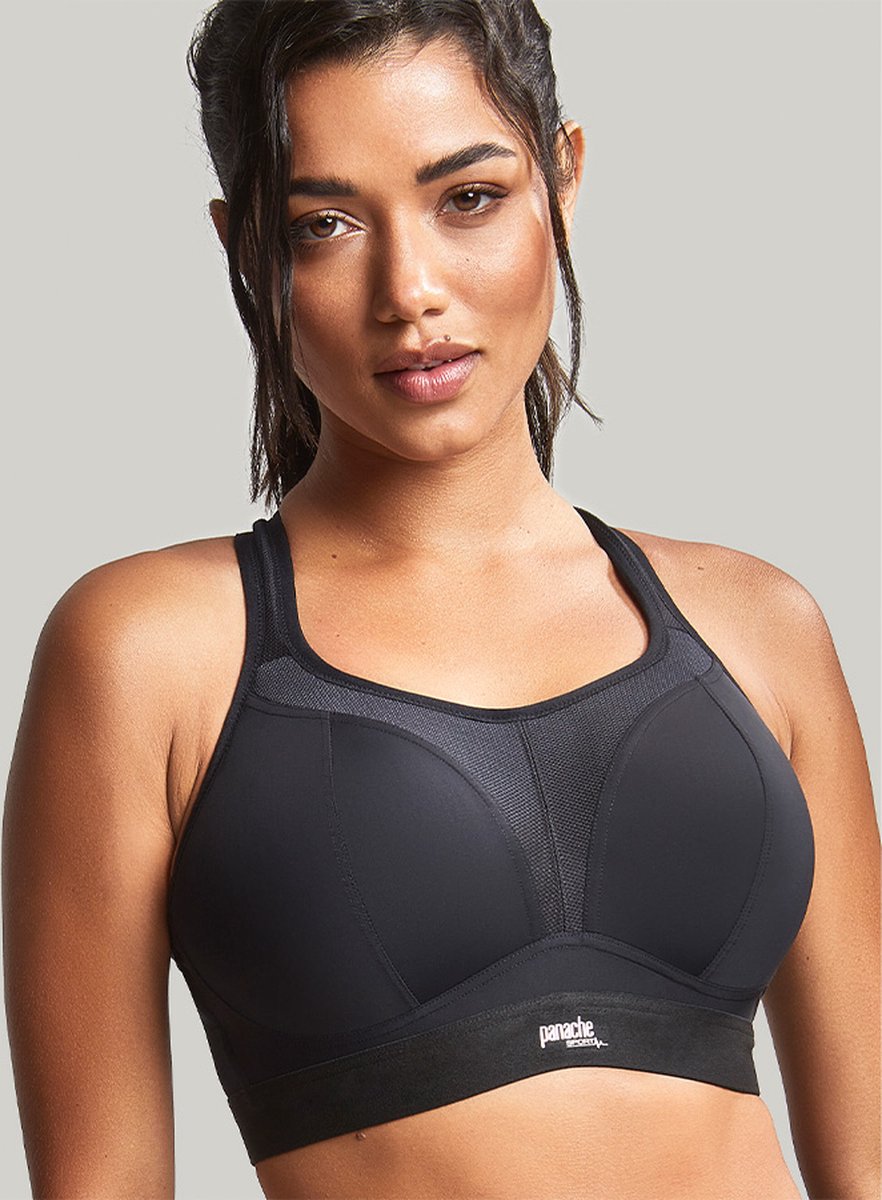 Panache - Boundless Sport BH zonder beugel - Black - 70F