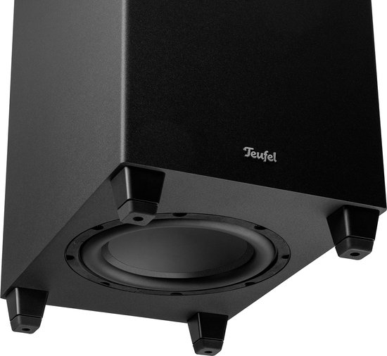 CONSONO 25 CONCEPT Surround 5.1 set - Système 5.1 complet prêt à l'emploi pour un véritable son surround - caisson de basses avec récepteur AV intégré avec Bluetooth 5.0 Zwart