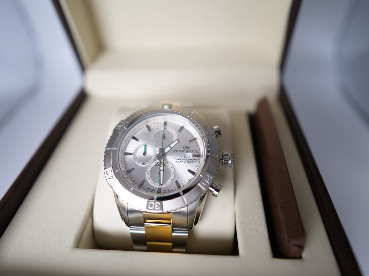 Philip Watch Champion R8271615005 - Chronograaf horloge - Quartz analoog uurwerk - Heren - Nieuw