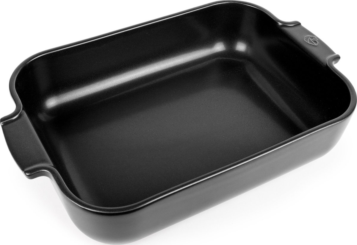 Peugeot Appolia Ovenschaal 36 cm - Satijnzwart - Rechthoek