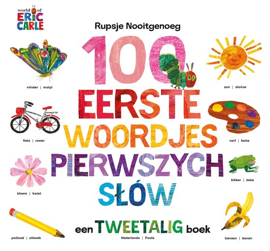 Rupsje Nooitgenoeg - 100 eerste woordjes / Pierwszych słów - cover