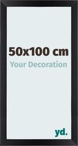 Your Decoration - Fotolijst 50x100 cm - MDF - Zwart Mat - Mura