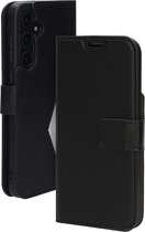 Mobiparts hoesje geschikt voor Samsung Galaxy A35 5G - Wallet/Boekhoesje - Eco Leer - Magneet Sluiting - Opberg vakken - Zwart
