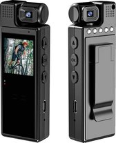 Smart-Shop Jozuze 1.3Inch Scherm 1080P Sport Hd Mini Cam - Bodycam Infrarood Nachtzicht - Zwart