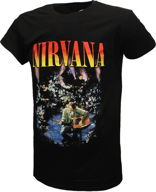 Nirvana Unplugged Live T-Shirt - Officiële Merchandise