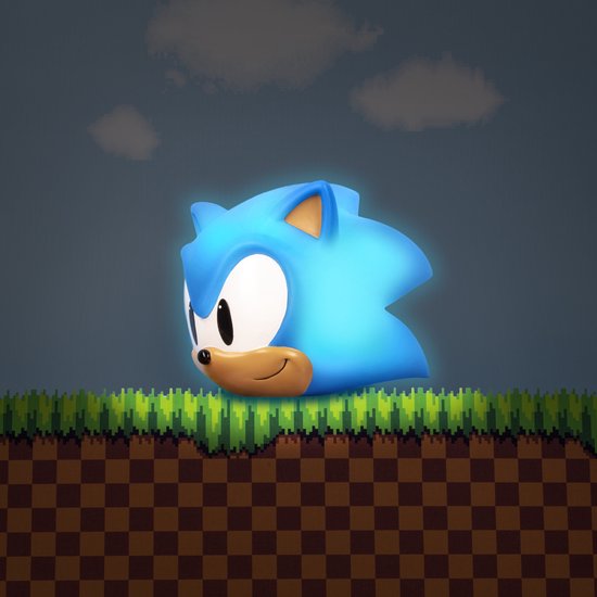Fizz Creations Sonic The Hedgehog - Sonic the Hedgehog Mood Light Sonic Head 12 cm Projectorlamp - Multicolours — afbeelding 5