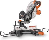 Bol.com Dual Power accu verstekzaag POWDP2560 - 20V telescopische zaagmachine Ø210mm - laser - zonder accu en lader - met 1 acc. aanbieding