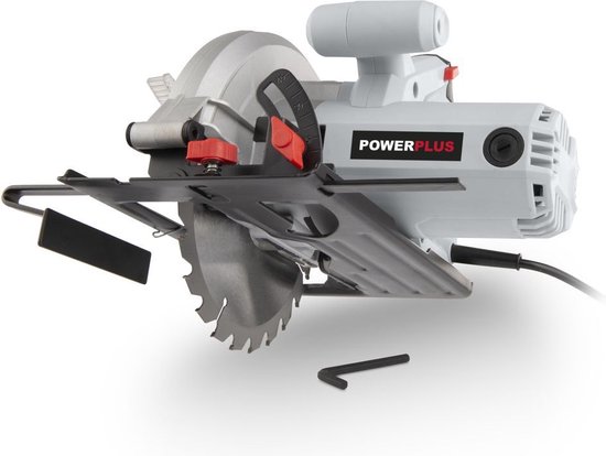 Powerplus POWC2030 Elektrische cirkelzaag - 1200W - Zaagblad 185mm - Incl. Parallelgeleider, stofafzuiging en 24T cirkelzaagblad hout