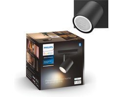 Philips Hue Runner opbouwspot - warm tot koelwit licht - 1-spot - zwart