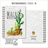 Wachtwoordenboekje - Cactus No:01 (Wachtwoorden - Cactussen groot en klein in pot) - LeuksteKaartjes.nl by xMar