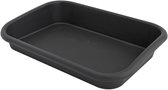 Elho Green Basics Tuintray 60 - Binnen en Buiten - Kweken en Oogsten - Ø 58.5 x H 11.0 cm - Living Black