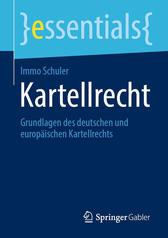 essentials - Kartellrecht - cover