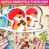 Houten Peuterpuzzels voor 2-Jarigen - Educatief Speelgoed voor Vroege Ontwikkeling van Kinderen - Handgemaakt Cadeau voor Jongens en Meisjes